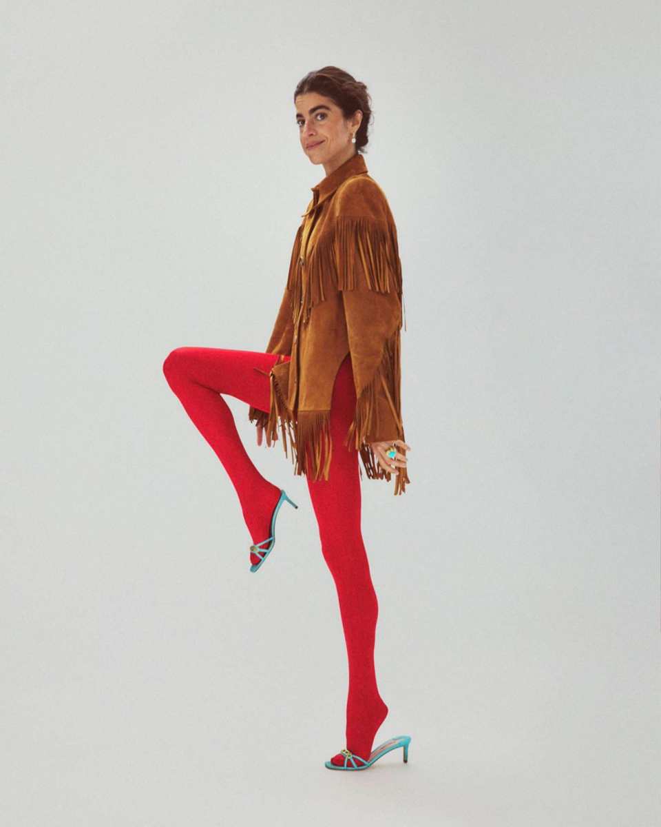 Geri Glossy Tights